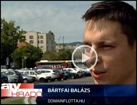 Bártfai Balázs a domainflotta.hu szakértője